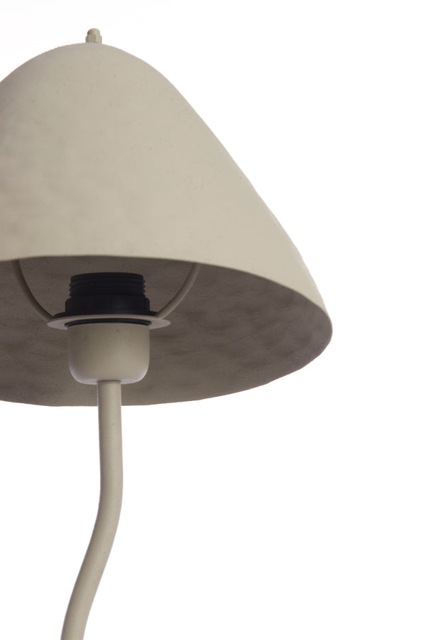 Light &amp; Living - Lampe de table 'Elimo' (Taille S, Gris Clair Mat)