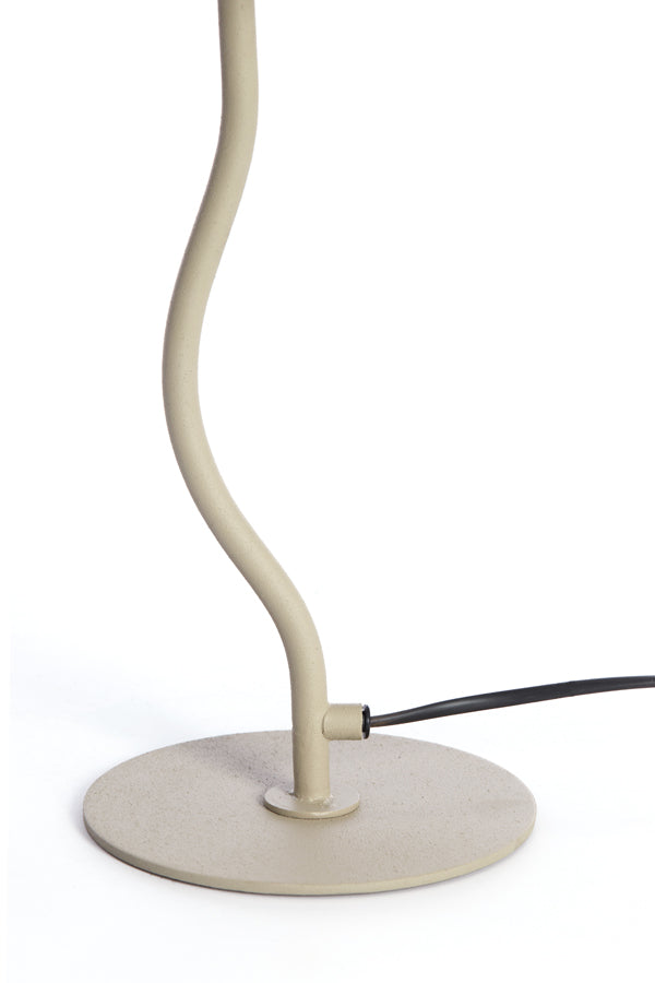 Light &amp; Living - Lampe de table 'Elimo' (Taille S, Gris Clair Mat)