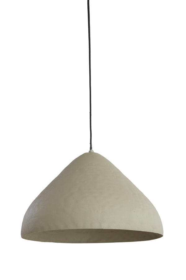 Light & Living - Hanglamp 'Elimo' (Maat L, Matt Light Grey)