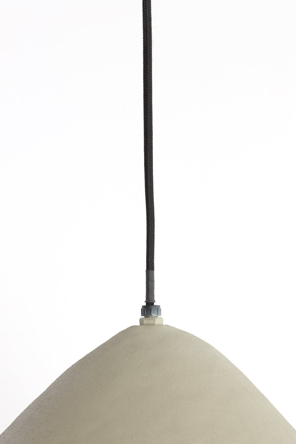 Light & Living - Hanglamp 'Elimo' (Maat L, Matt Light Grey)