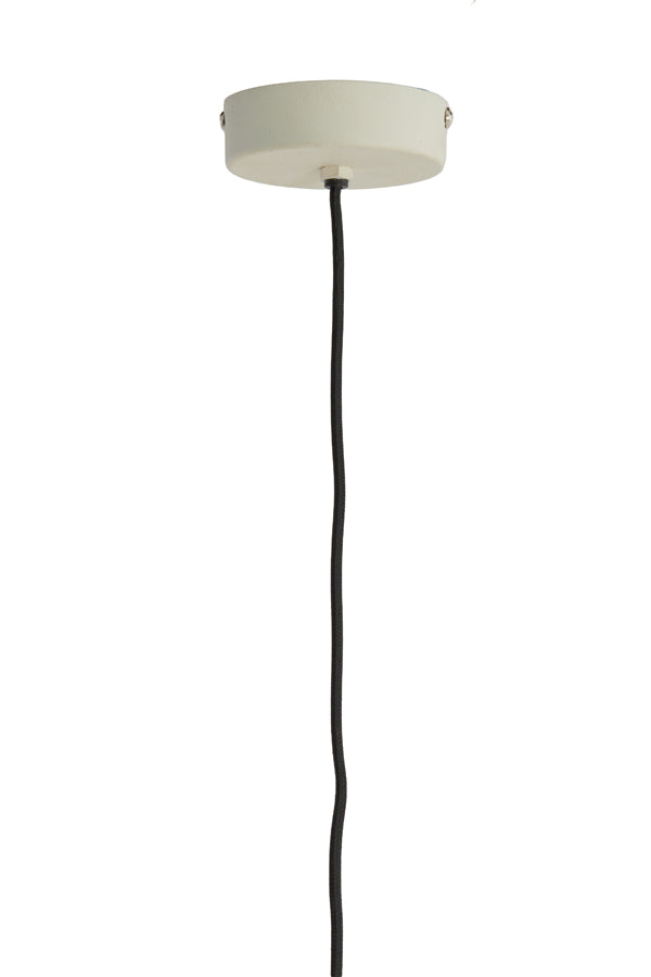 Light &amp; Living - Lampe à suspension 'Elimo' (Taille L, Crème Mat)