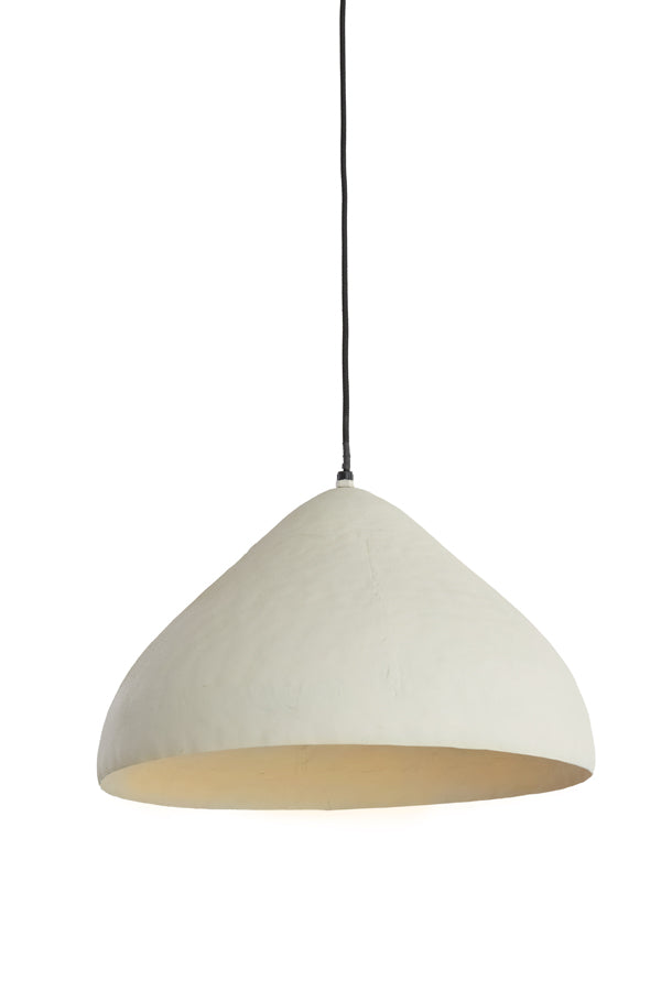 Light &amp; Living - Lampe à suspension 'Elimo' (Taille L, Crème Mat)