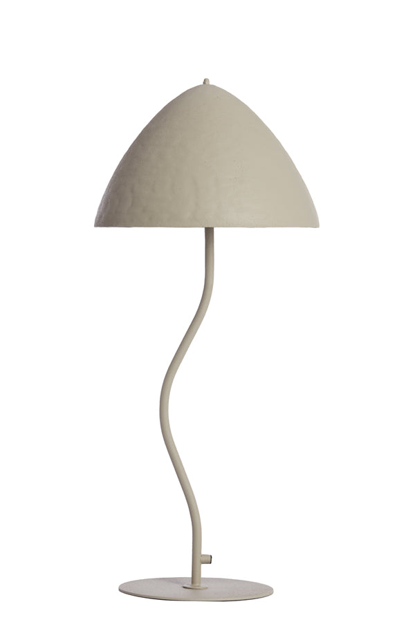 Light &amp; Living - Lampe de table 'Elimo' (Taille M, Gris Clair Mat)