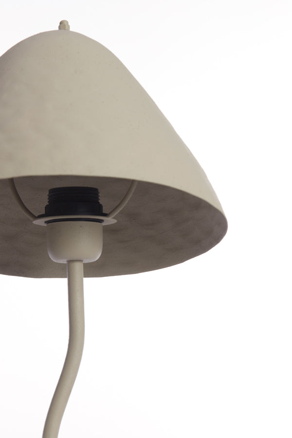 Light &amp; Living - Lampe de table 'Elimo' (Taille M, Gris Clair Mat)