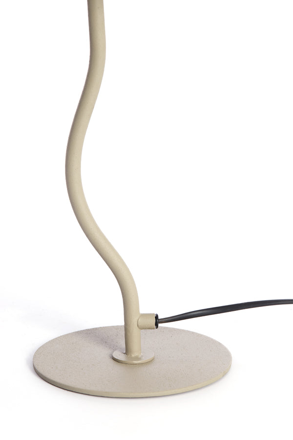 Light &amp; Living - Lampe de table 'Elimo' (Taille M, Gris Clair Mat)