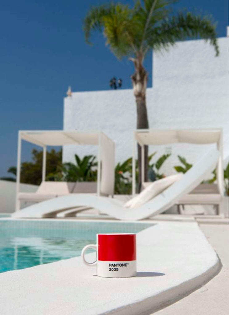 Copenhagen Design - Tasse à expresso 'Pantone' (120ml, Rouge 2035)