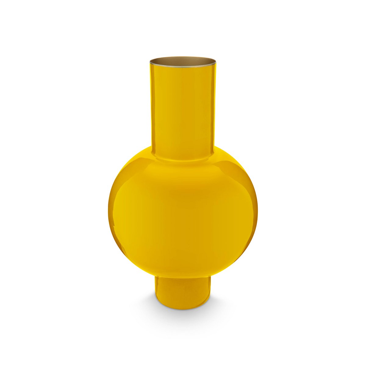 Pip Studio - Vase Metal Medium Ocher 24x40cm