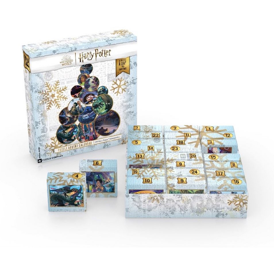 New York Puzzle Company - Puzzle 'Calendrier de l'Avent Harry Potter' (24 mini-puzzles)