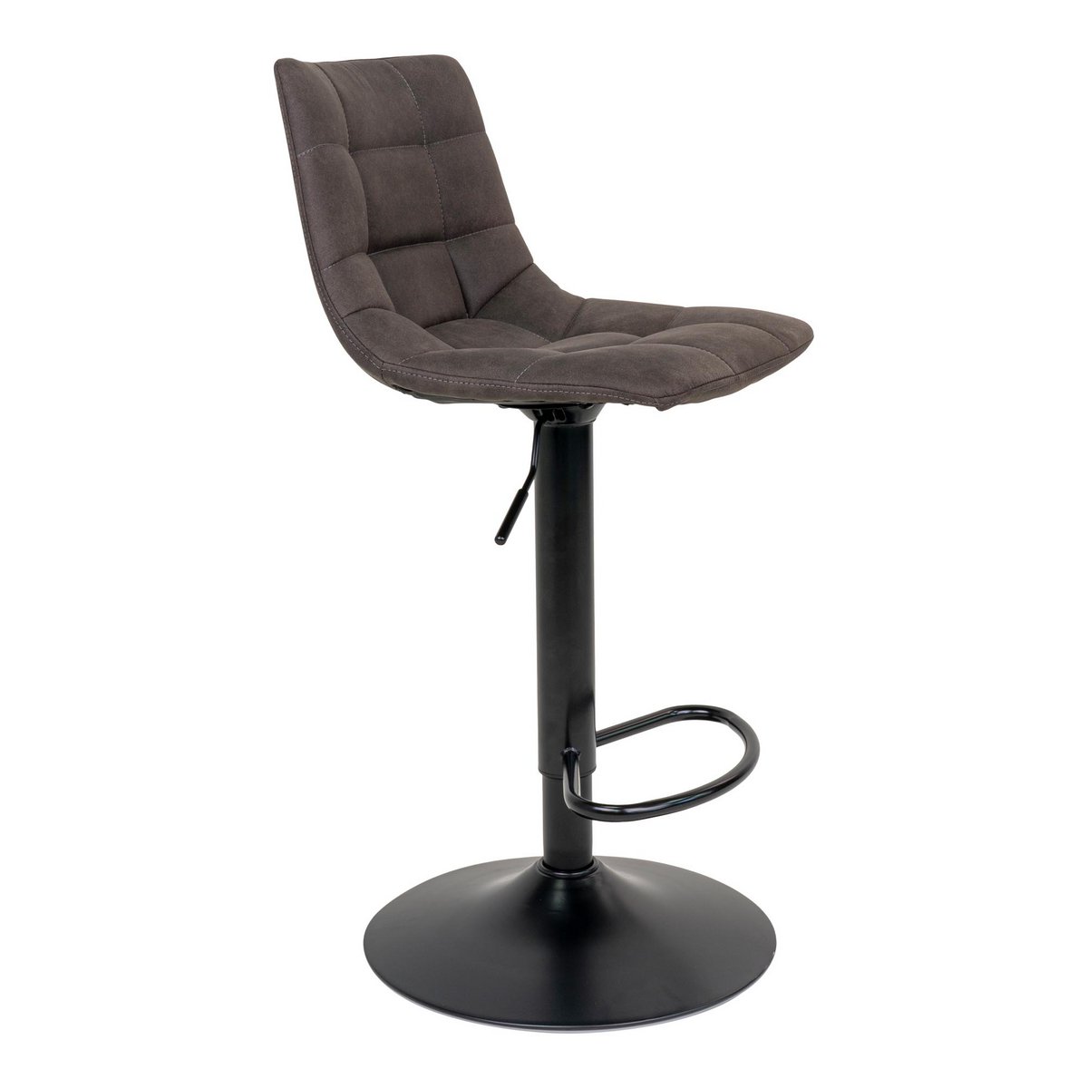 House Nordic - Tabouret de bar Middelfart - lot de 2 - Gris foncé