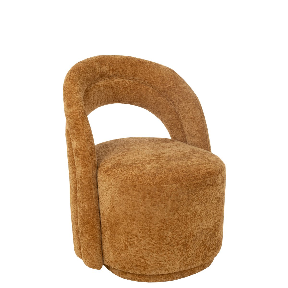 J-Line - Fauteuil d'appoint Textile Ocre