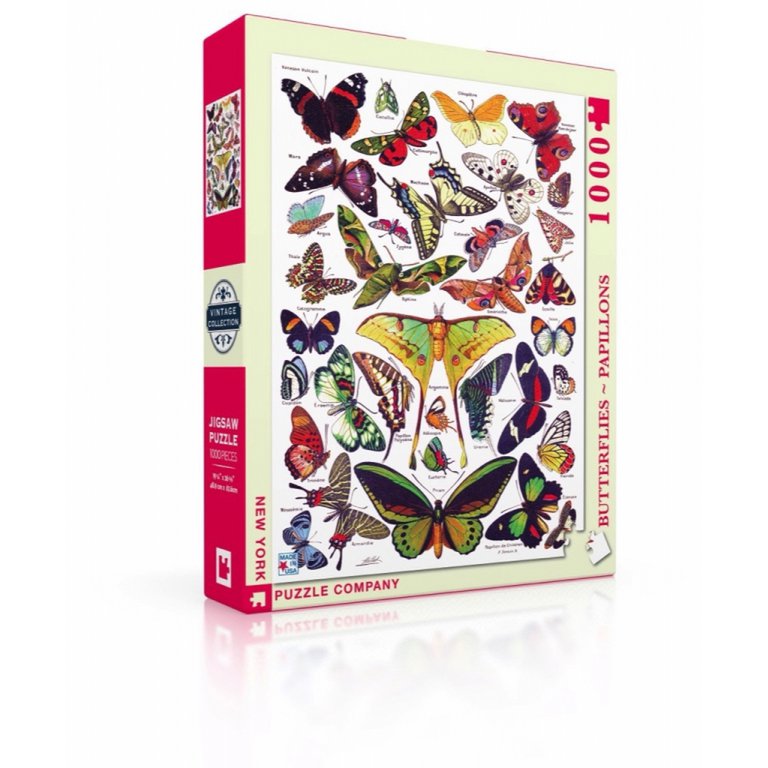 New York Puzzle Company - Puzzle 'Papillons~Papillons' (1000 pièces)