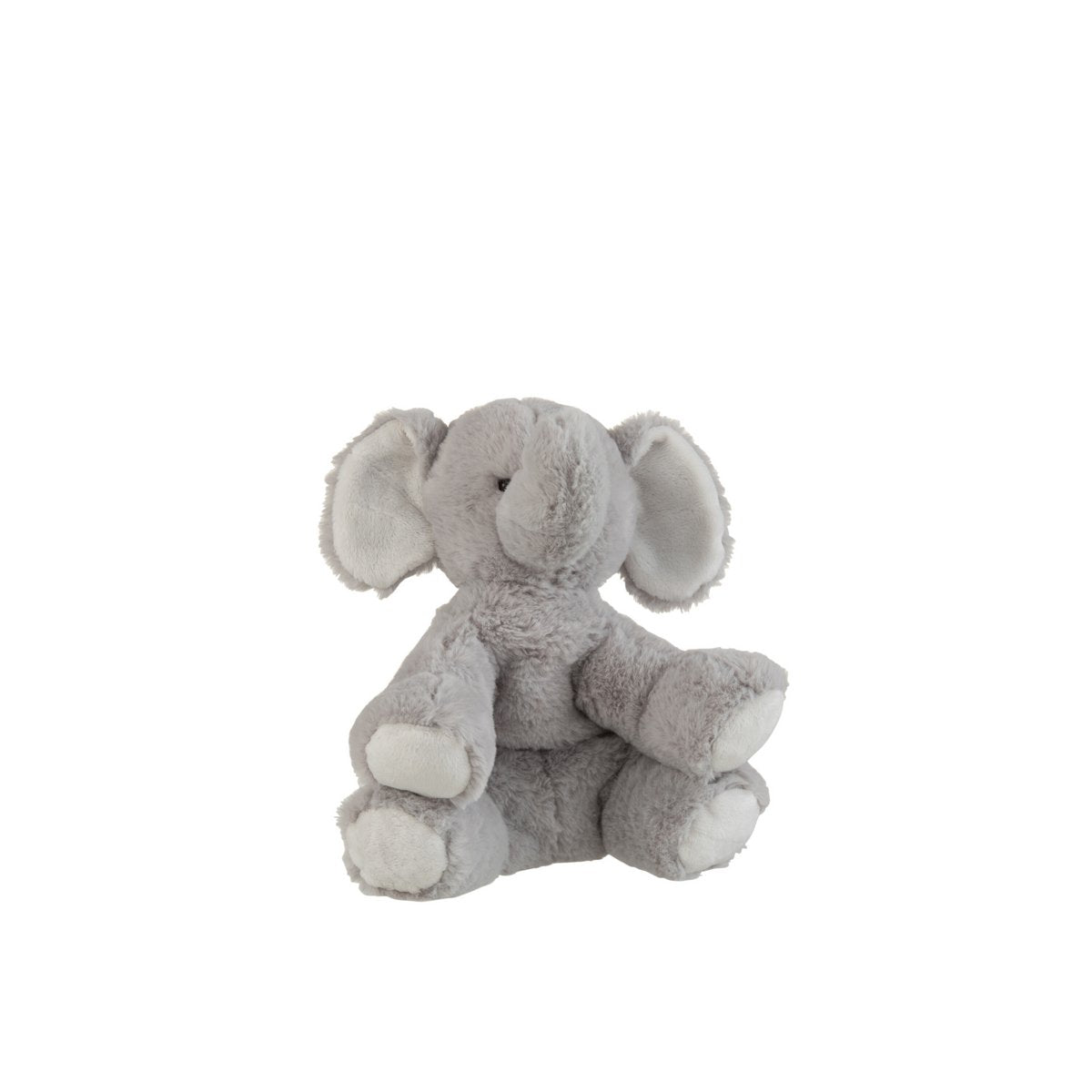 J-Line - Peluche Éléphant Gris Petit