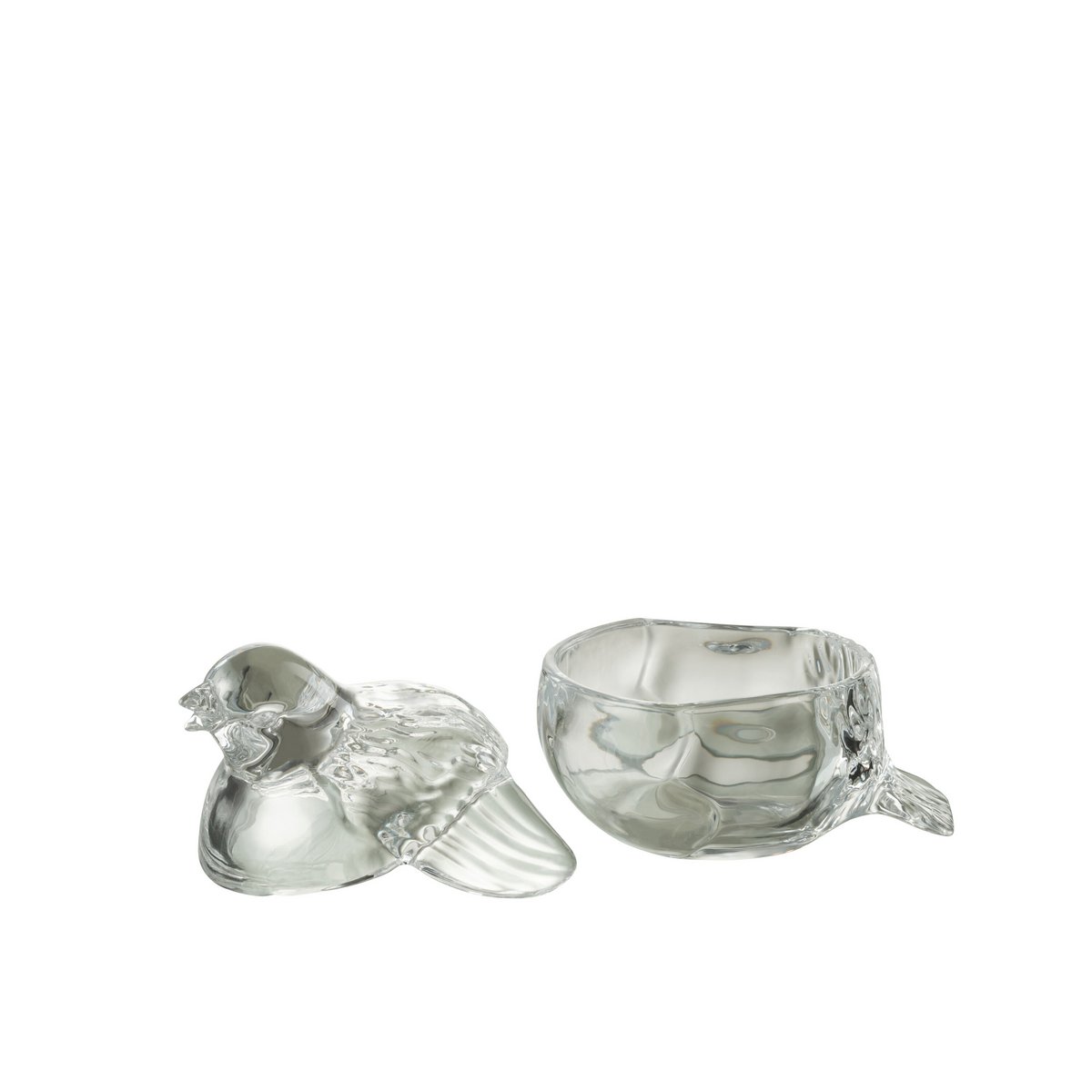 J-Line - Pot de conservation Pigeon - Verre - Transparent