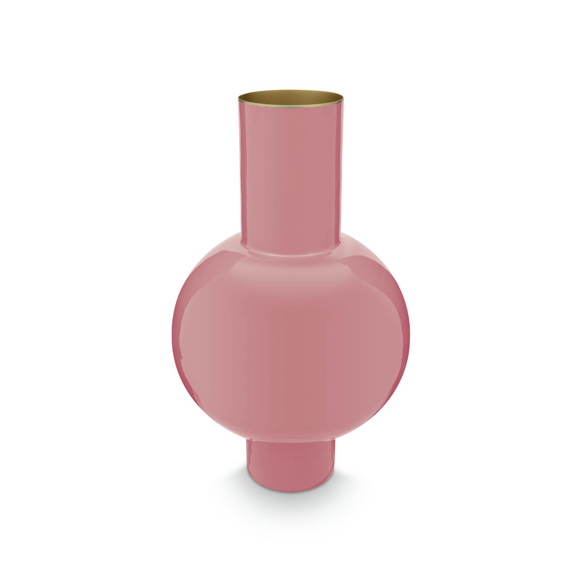 Pip Studio - Vase Metal Medium Pink  24x40cm