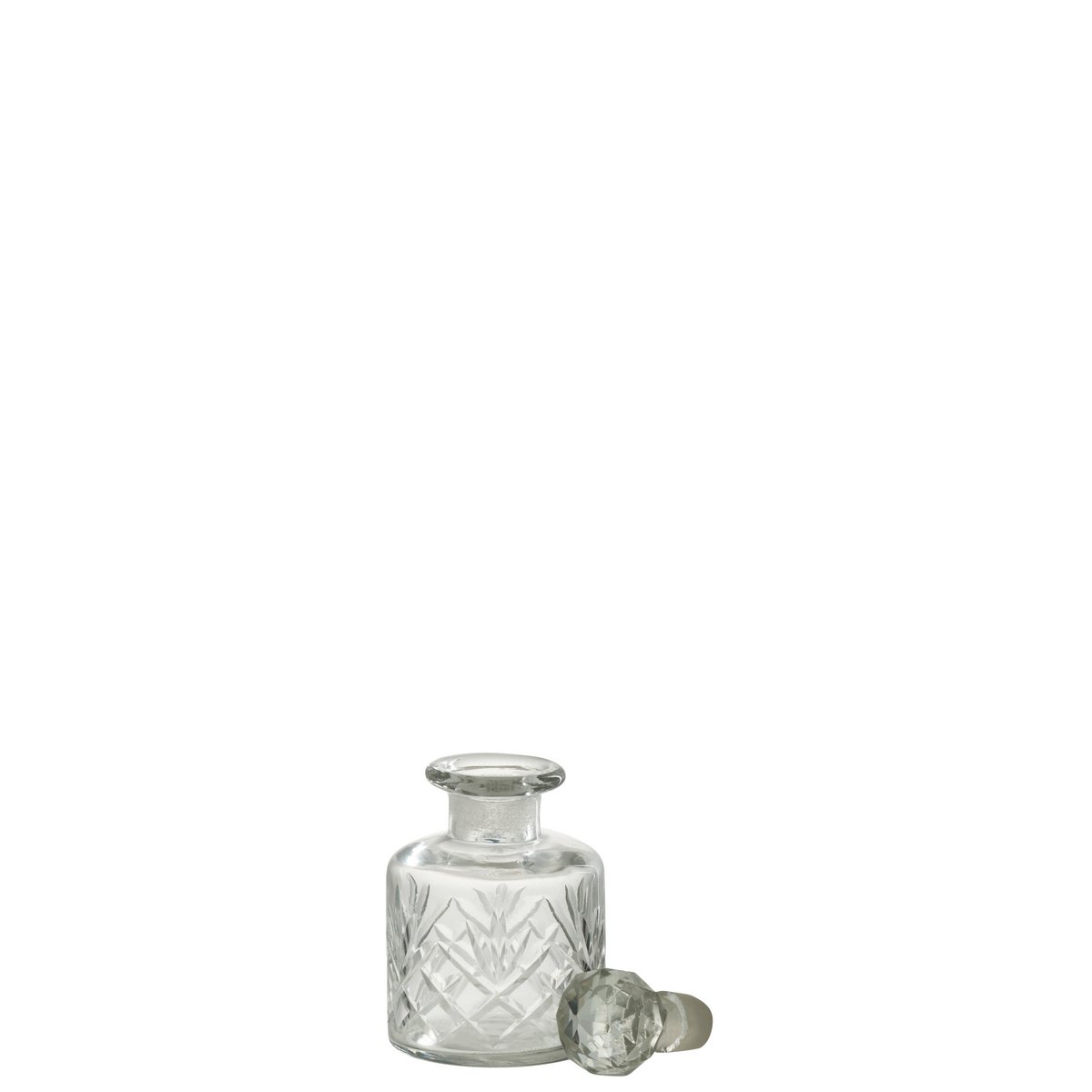 J-Line - Ligne de bouteilles de décoration - Verre - Transparent - Petit