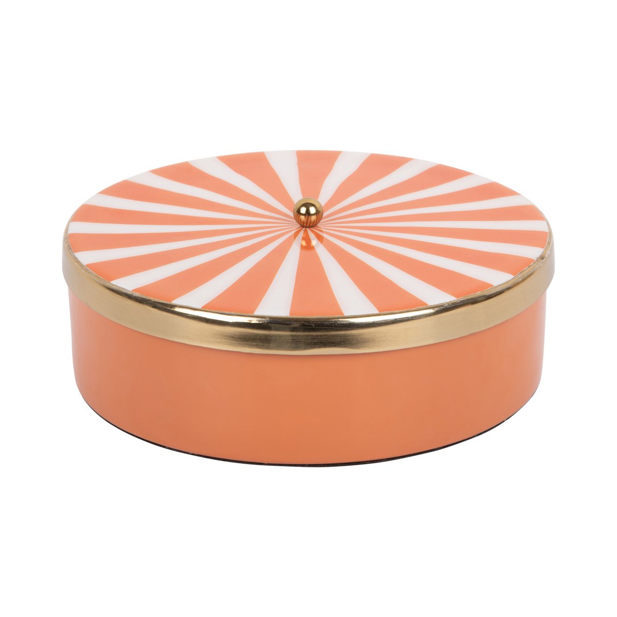 Present Time - Opbergdoos Candy Swirl Rond Groot - PT4204OR