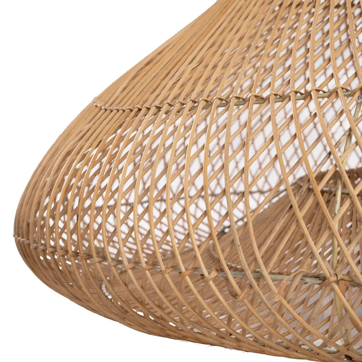 Bazar Bizar - Lampadaire et suspension 'Shala' (Naturel, XL)