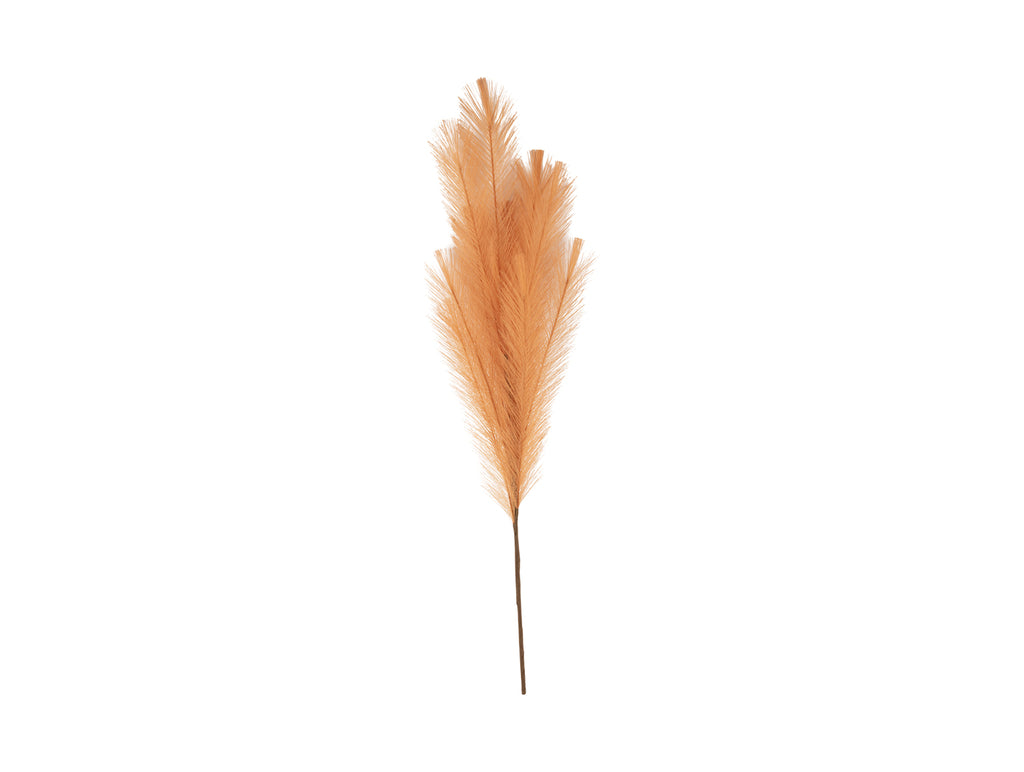 Present Time - Kunstveren 'Faux Feather' (Maat L, Orange)