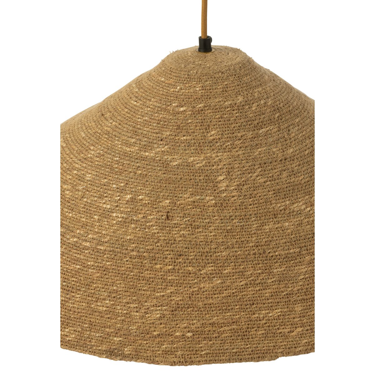 J-Line - Lampe suspendue 'Moonj' (Taille S, Naturel, Jute)