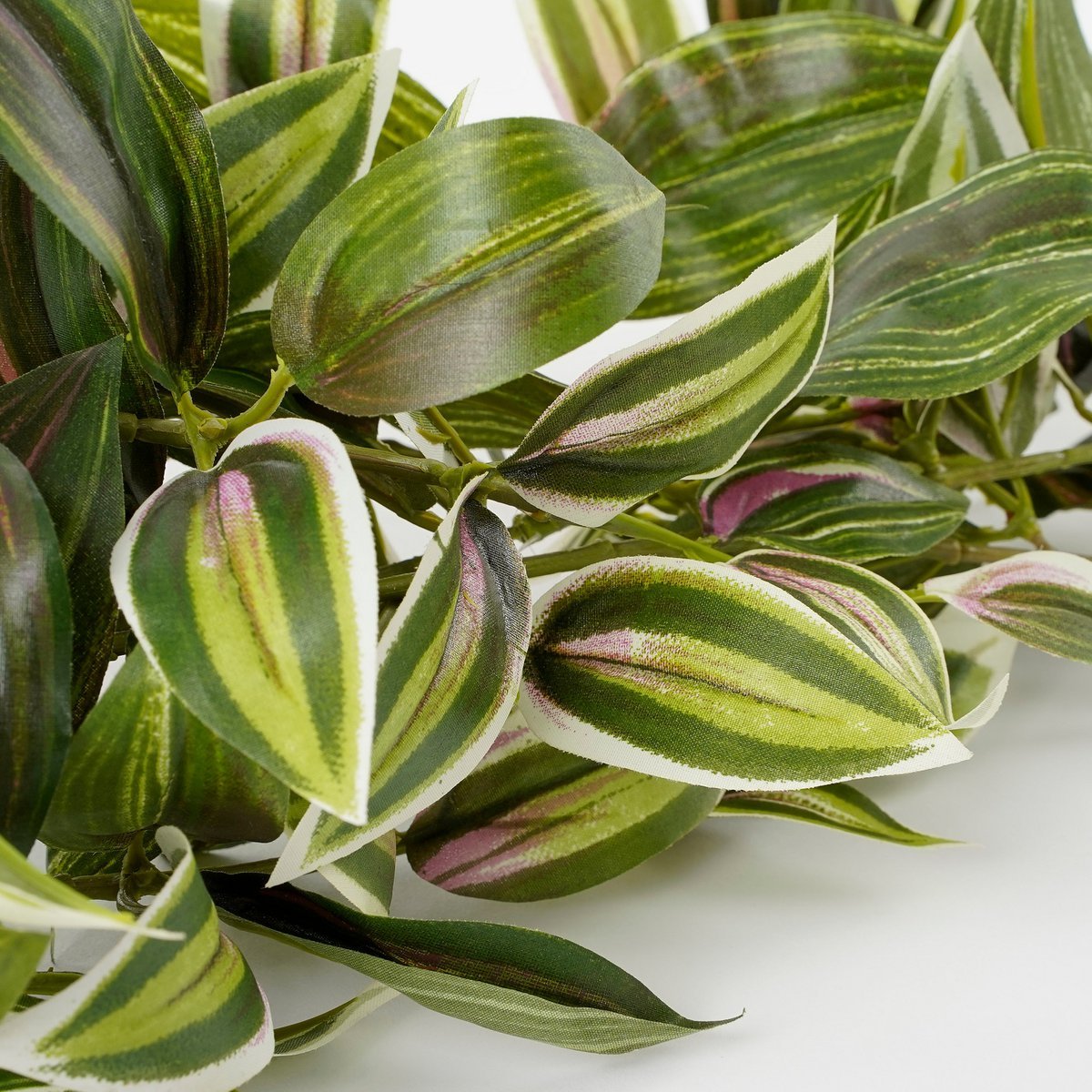 Mica Decorations - Tradescantia Kunst Hangplant - L15 x B20 x H54 cm - Groen