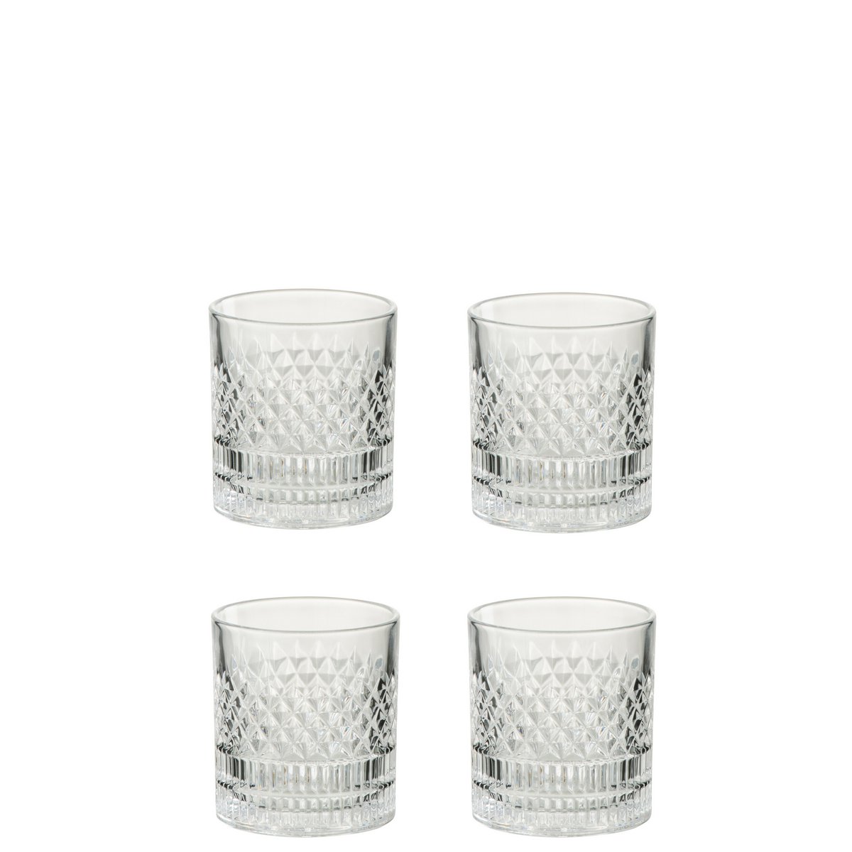 J-Line - Verre à Whisky Tennessee - Transparent - Coffret cadeau