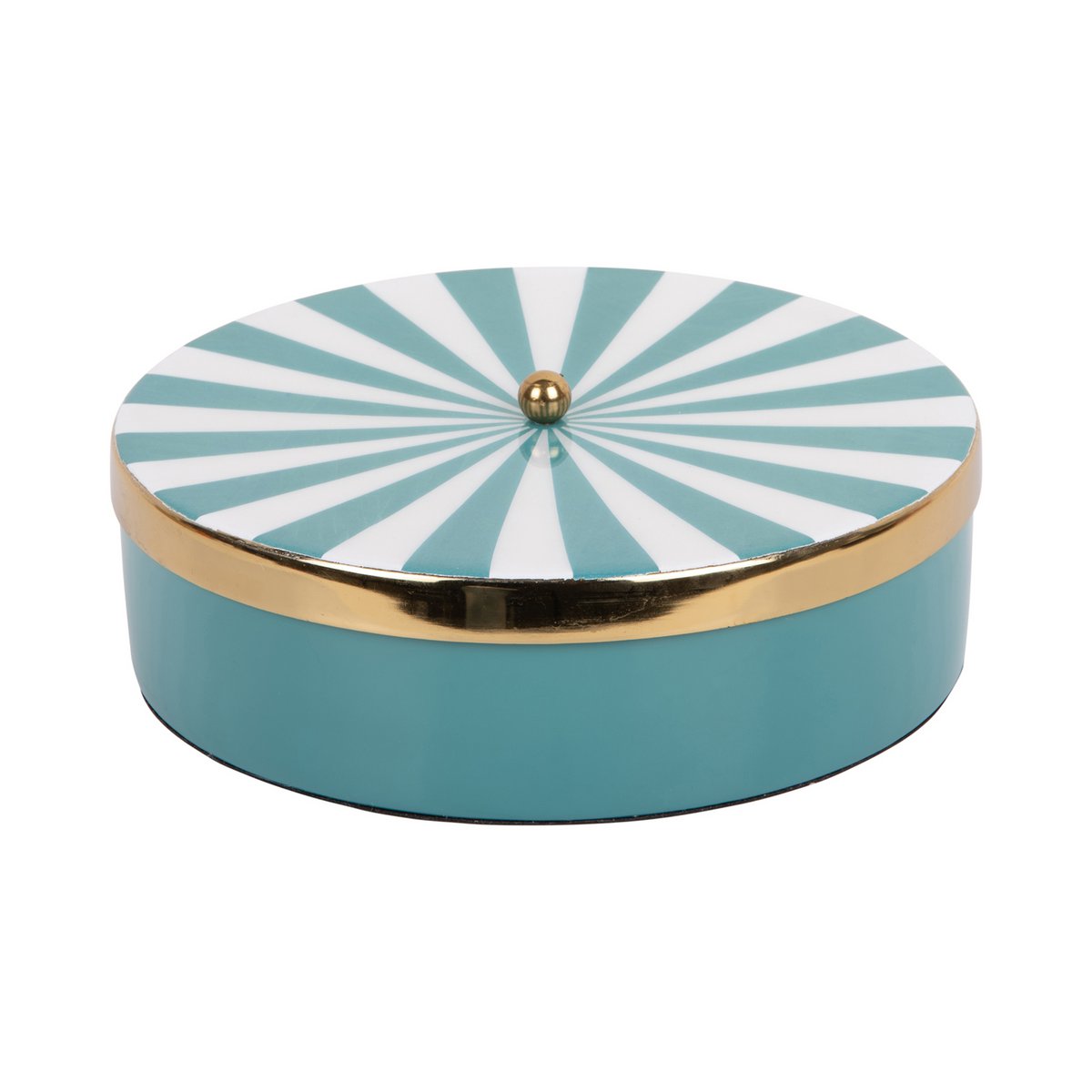 Present Time - Opbergdoos Candy Swirl Rond Groot - PT4204BL