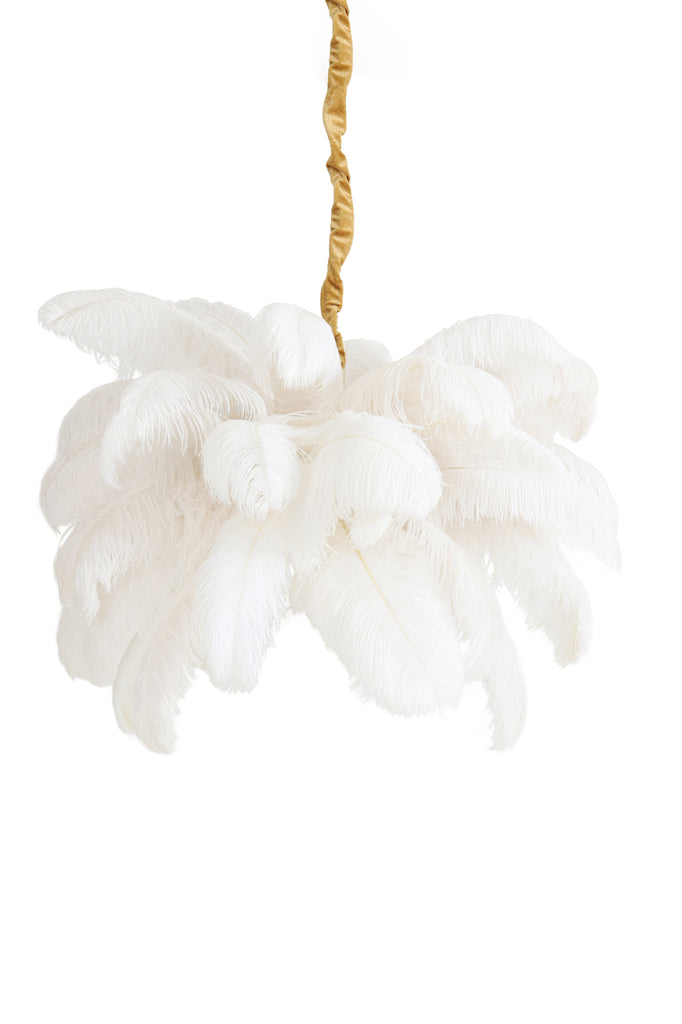 Light & Living - Hanglamp 'Feather' (Goud & Wit)