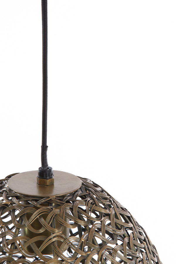 Light & Living - Hanglamp 'Finou' (Maat S, Antique Bronze)