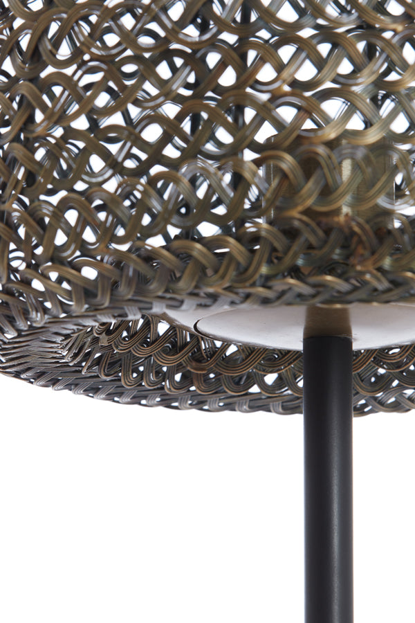 Light &amp; Living - Lampe de table 'Finou' (Bronze Antique &amp; Noir Mat)