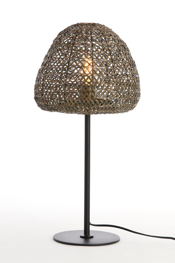 Light &amp; Living - Lampe de table 'Finou' (Bronze Antique &amp; Noir Mat)