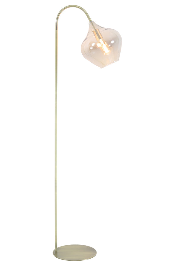 Light & Living - Vloerlamp 'Rakel' (160cm hoog, Antique Bronze & Smoked)