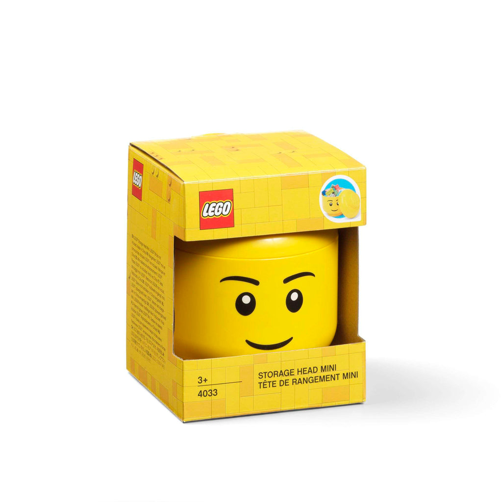 Lego - Opbergbox 'Boy-hoofd' (Mini)