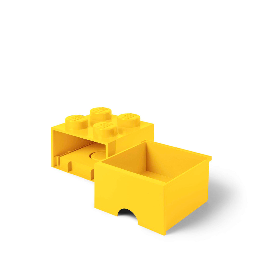 Lego - Boîte de rangement 'Brick' (Jaune)