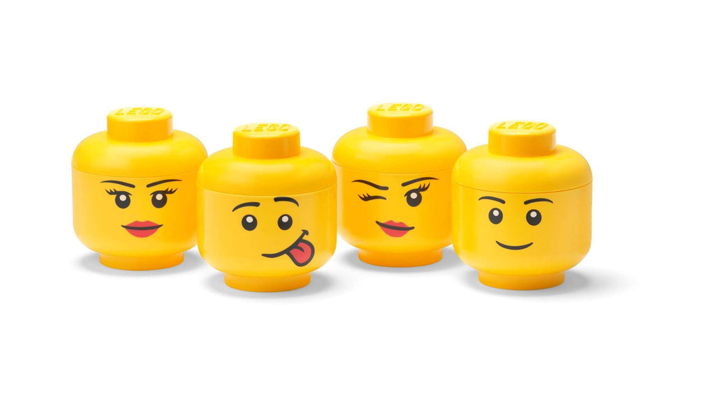 Lego - Boîte de rangement 'Garçon, Fille, Silly &amp; Winky' (Mini, Set de 4)