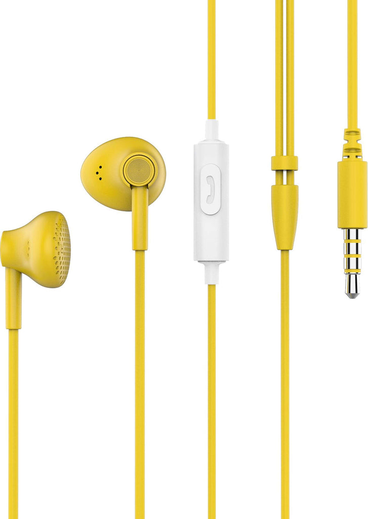 Celly - Écouteurs intra-auriculaires 'Pantone' (Jaune)