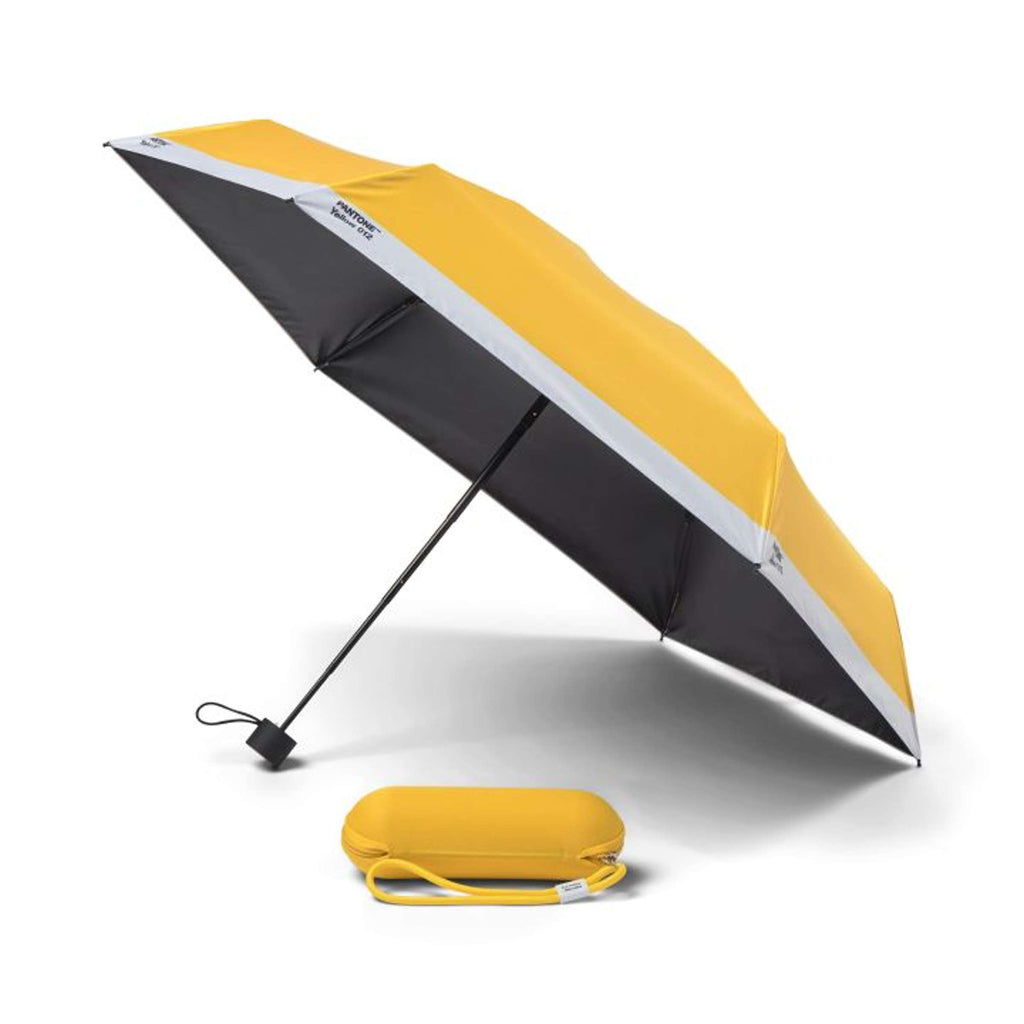Parapluie Compact dans un Sac de Voyage - Jaune 012