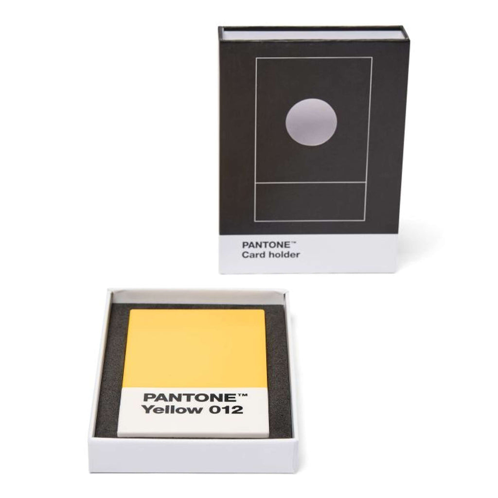 Copenhagen Design - Pasjeshouder in giftbox 'Pantone' (Yellow 012)