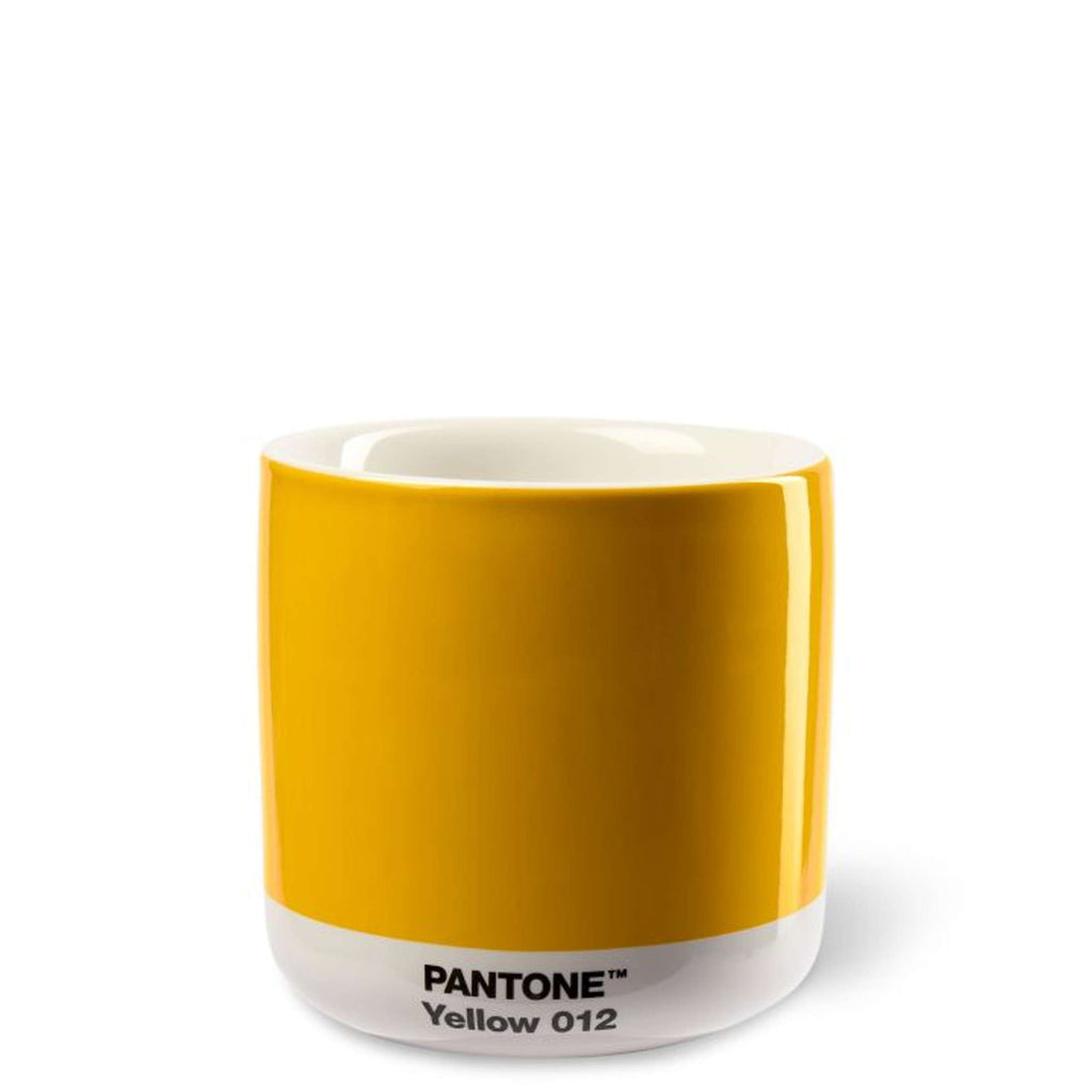 Copenhagen Design - Latte beker 'Pantone' (Dubbelwandig, 220ml, Yellow 012 C)