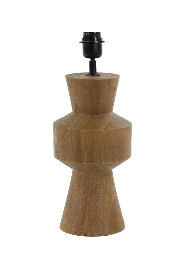 Light &amp; Living - Lampensockel 'Gregor' (44cm hoch, Holz, Mattbraun)