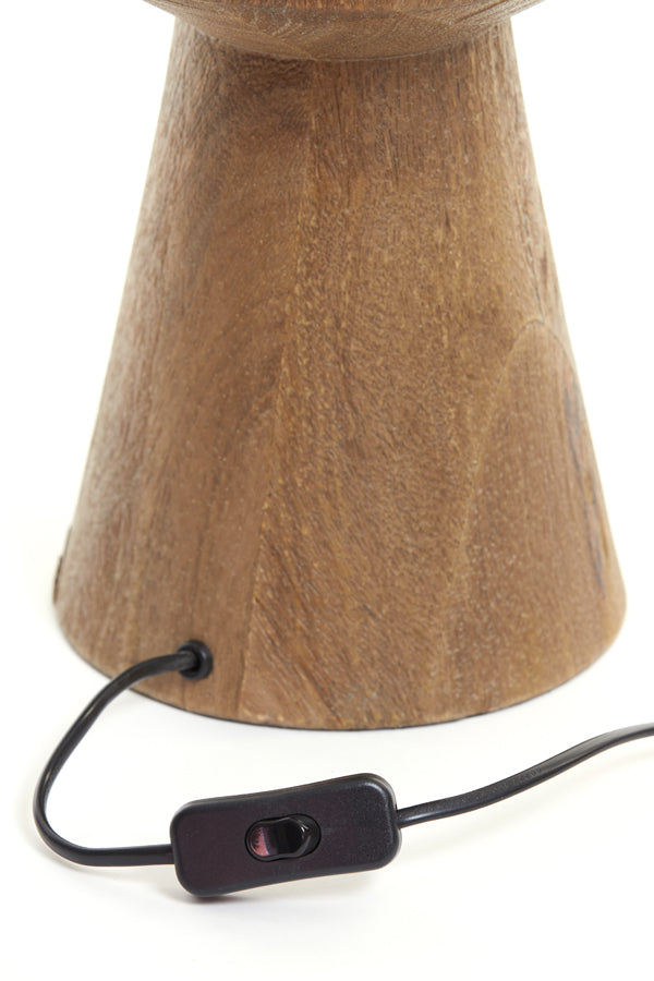 Light &amp; Living - Lampensockel 'Gregor' (60cm hoch, Holz, Mattbraun)