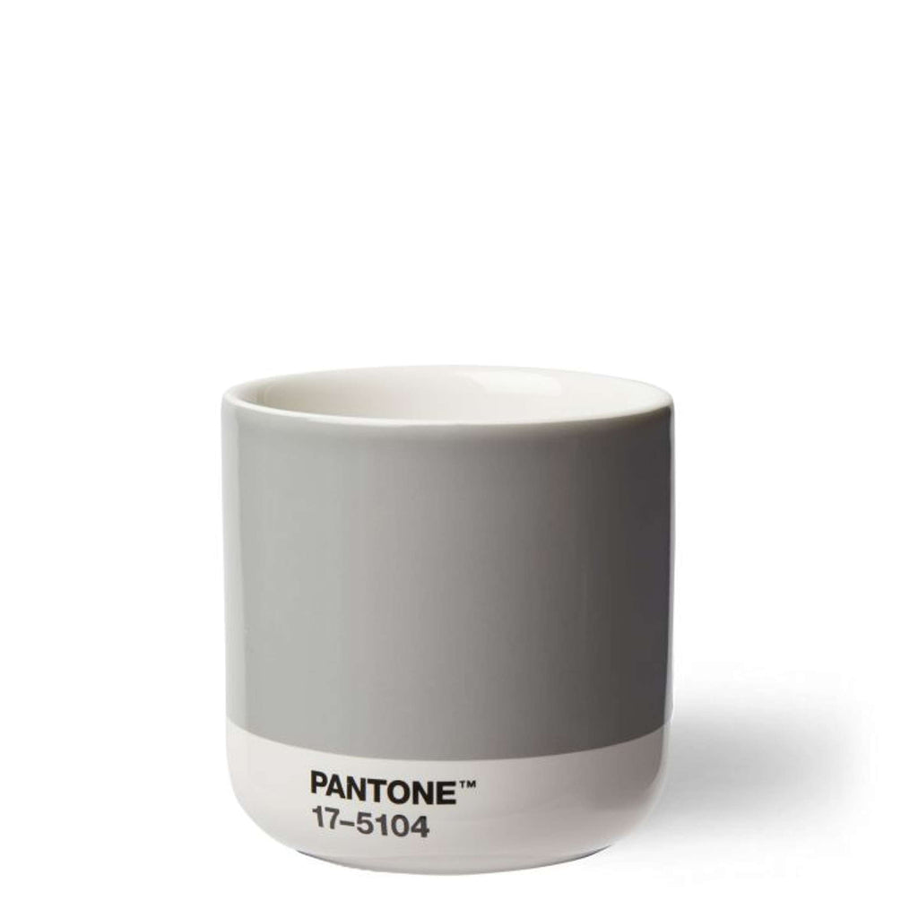 Copenhagen Design - Cortado-Becher-Geschenkset 'Pantone' (4er-Set, doppelwandig, 170 ml, Illuminating 13-0647 &amp; Ultimategray 17-5104)