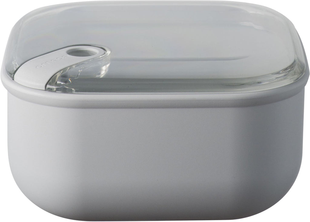 Omada - Lunchbox 'Pull Box' (Vierkant, 2 liter, Grijs)