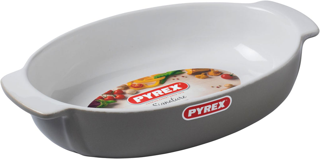 Pyrex - Ovenschaal 'Signature' (Ovaal, 30cm x 20cm, Wit)
