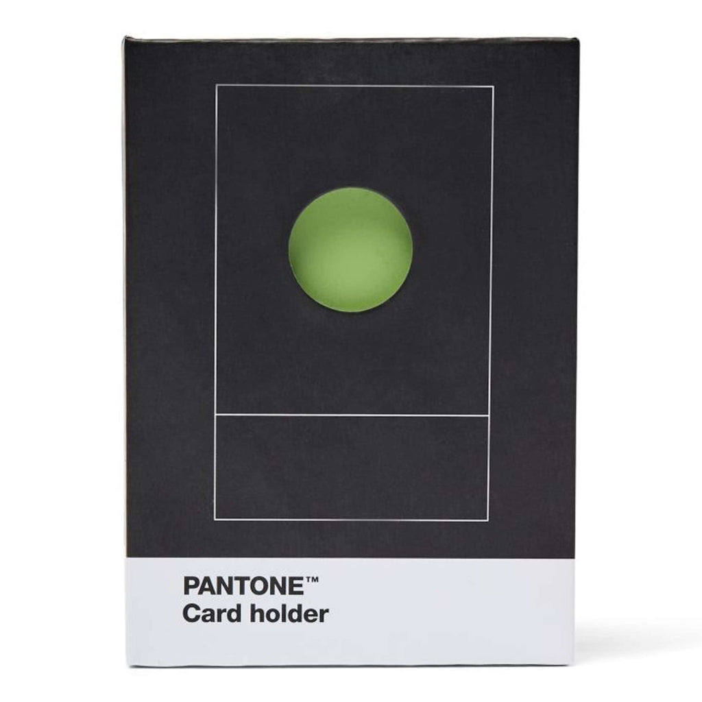 Copenhagen Design - Porte-cartes dans une boîte cadeau 'Pantone' (Greenery 15-0343)