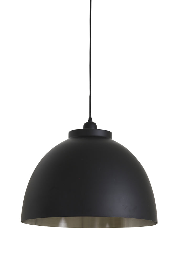 Light &amp; Living - Lampe suspendue 'Kylie' (Nickel Noir)