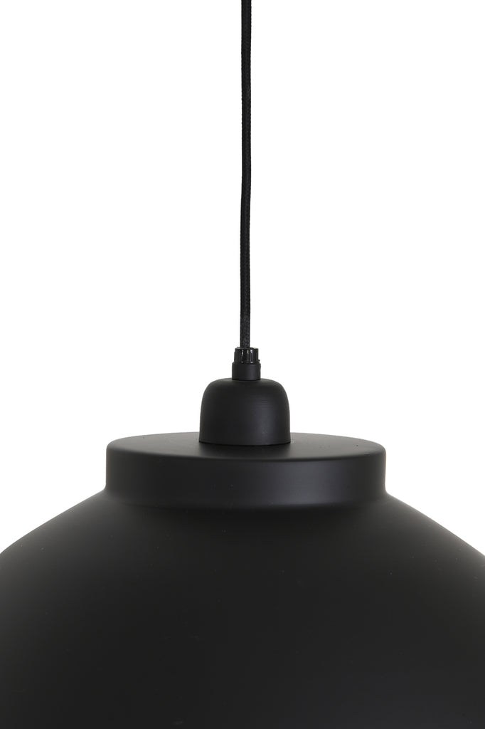 Light &amp; Living - Lampe suspendue 'Kylie' (Nickel Noir)