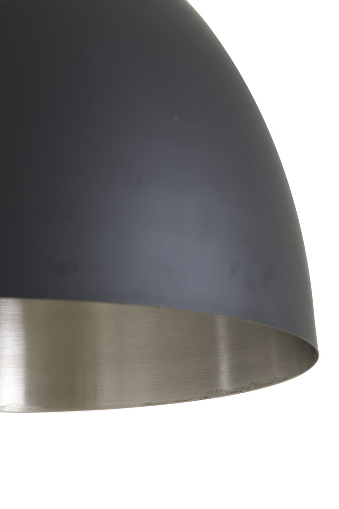 Light &amp; Living - Lampe suspendue 'Kylie' (Nickel Noir)