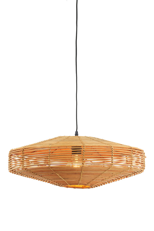 Light &amp; Living - Lampe suspendue 'Mataka' (Taille M, Rotin, Naturel)