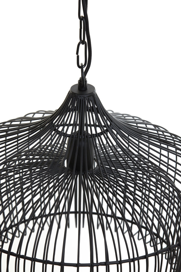 Light & Living - Hanglamp 'Kristel' (Matzwart)