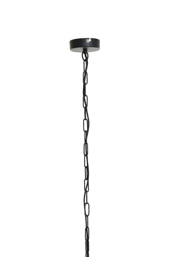 Light &amp; Living - Lampe suspendue 'Kristel' (Noir mat)